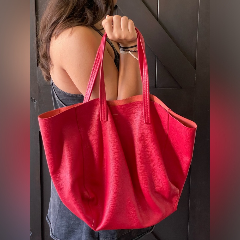 Kurt Geiger red tote. Like new